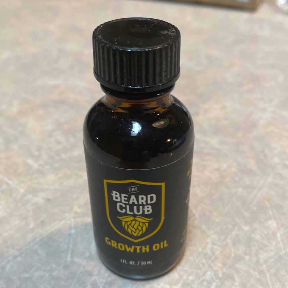 New- The Beard Club- growth oil for facial hair-  *5 for $25 sale!!